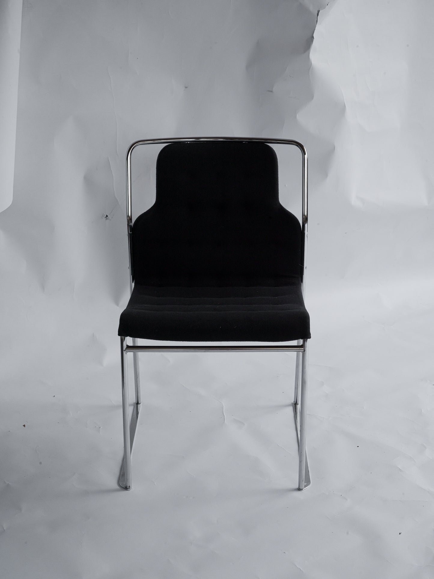 Bruno Mathsson Mio 408 Svart ullklädsel.